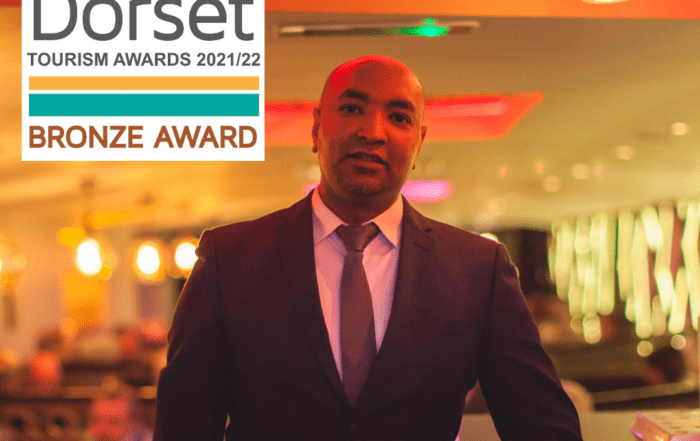 CASUAL DINING & RESTAURANT Winner in the DOrset Tourism Awards 2021-22